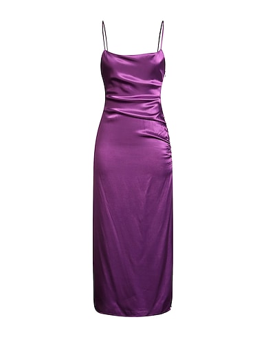 MAR DE MARGARITAS Midi-Kleid Malve 100% Viskose