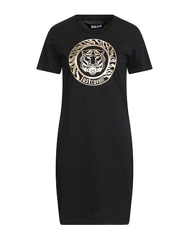 JUST CAVALLI Short dress Black 100% Cotton