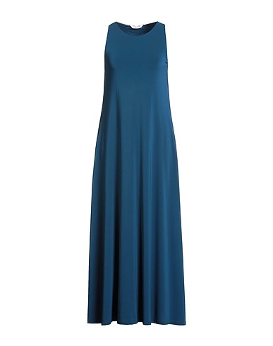 MAX MARA Midi dress LEISURE Blue 98% Viscose, 2% Elastane