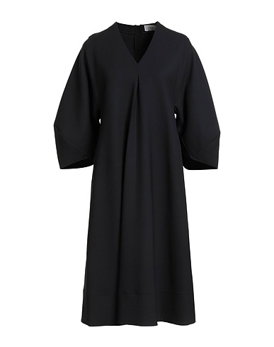 AGNONA Midi dress Black 96% Wool, 4% Elastane, Cotton, Viscose