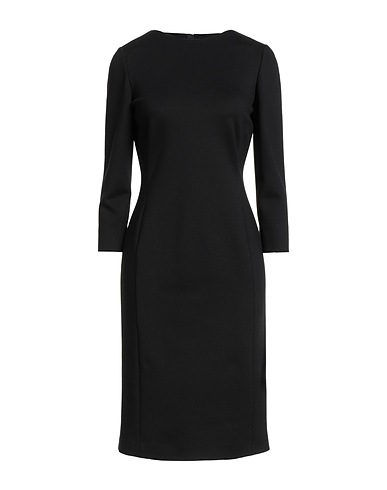 AGNONA 미디 원피스 블랙 80% 비스코스, 18% 폴리아미드, 2% 엘라스테인