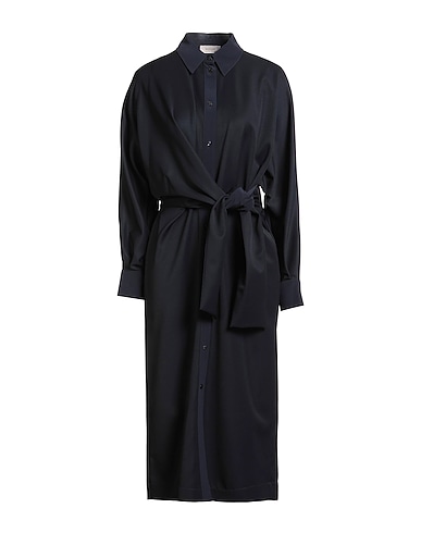 AGNONA Shirt dress 100% Wool, Silk, Metal