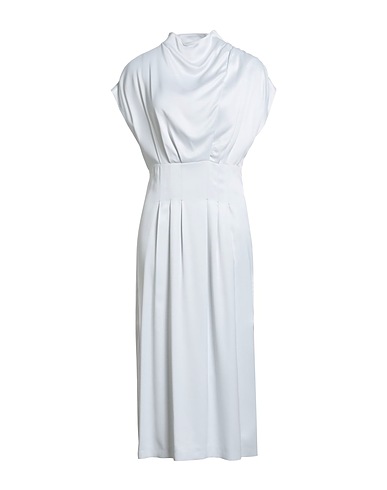 AGNONA Midi dress Light grey 86% Viscose, 14% Wool, Cotton