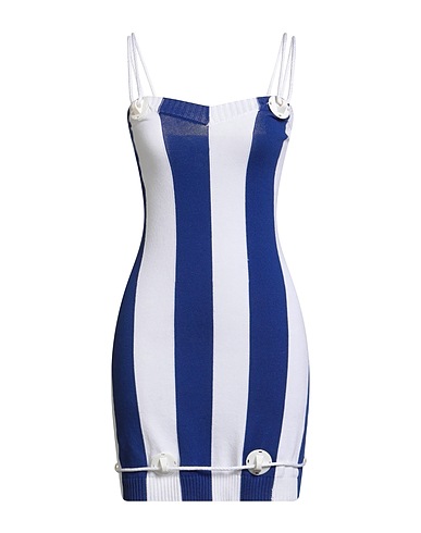 MOSCHINO Short dress COUTURE Blue 73% Cotton, 27% Polyamide