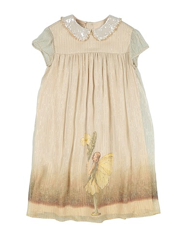 GUCCI Dress Beige 97% Silk, 3% Metallic fiber
