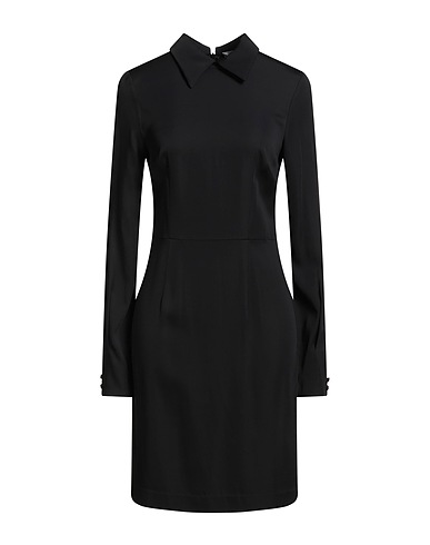 GRIFONI Sheath dress Black 97% Viscose, 3% Elastane