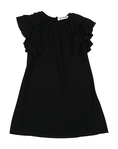 DONDUP Vestito Nero 100% Viscosa