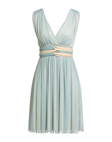 NENETTE Kurzes Kleid Himmelblau 70% Polyamid, 30% Lurex®