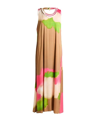 NENETTE Long dress Sand 97% Viscose, 3% Elastane