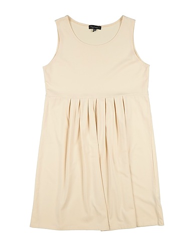 TWINSET Dress Beige 95% Cotton, 5% Elastane