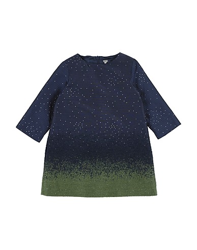 IL GUFO Vestido para bebé  Midnight blue 68% Polyester, 13% Polyamide, 12% Acrylic, 7% Virgin Wool