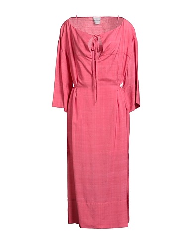 BALLANTYNE Midi dress 86% Viscose, 14% Linen, Cotton