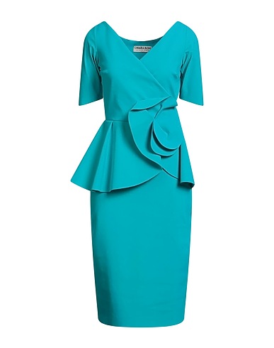 CHIARA BONI LA PETITE ROBE Midi dress Azure 72% Polyacrylic, 28% Elastane