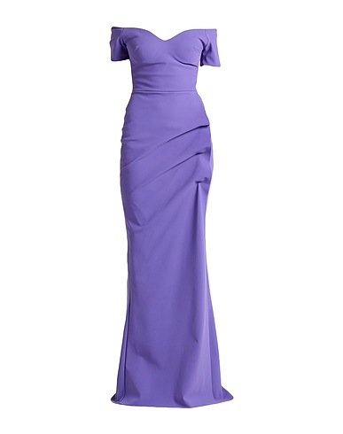 CHIARA BONI LA PETITE ROBE Long dress Purple 72% Polyamide, 28% Elastane
