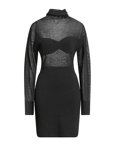 SIMONA CORSELLINI Short dress 60% Viscose, 25% Acrylic, 10% Wool, 5% Elastane