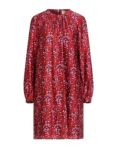 I BLUES Short dress Brick red 100% Polyester