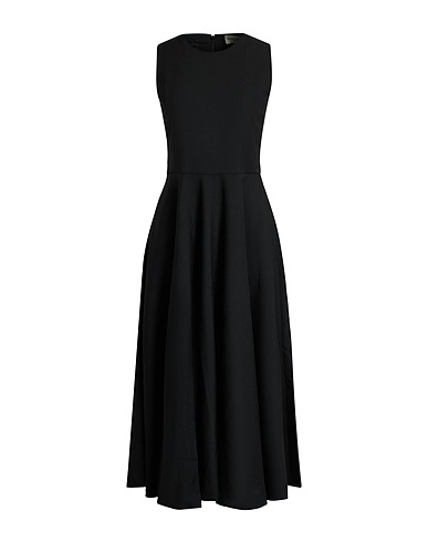 OFFICINE GÉNÉRALE Long dress Black 100% Virgin Wool