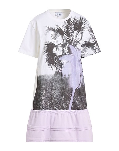 KENZO Short dress White 100% Cotton