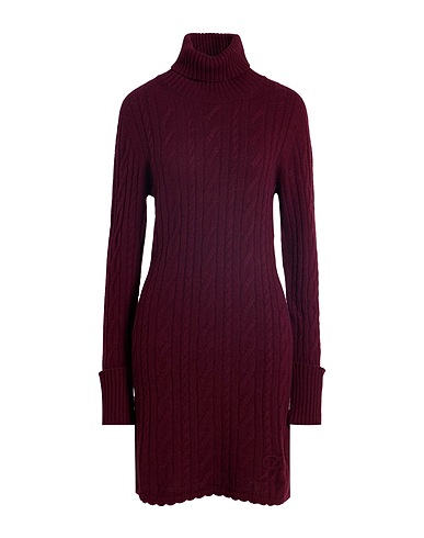 BLUMARINE Sheath dress Burgundy 90% Wool, 10% Cashmere