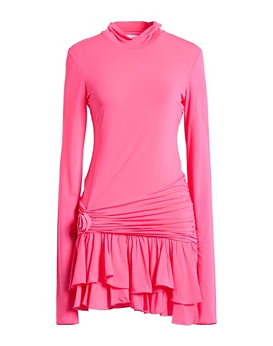 BLUMARINE Κοντό φόρεμα Φούξια 93% Βισκόζη, 7% Ελαστάνη