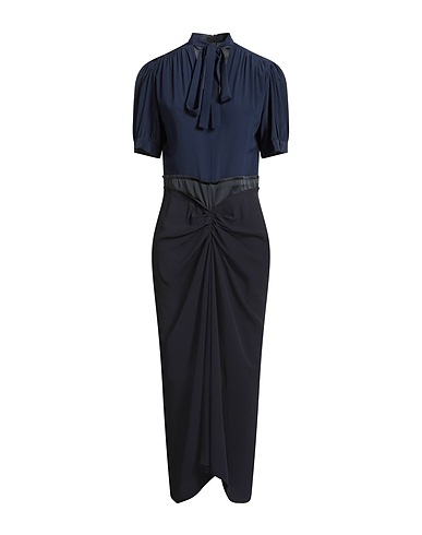 MARNI Midi-Kleid Nachtblau 100% Seide, Viskose, Acetat