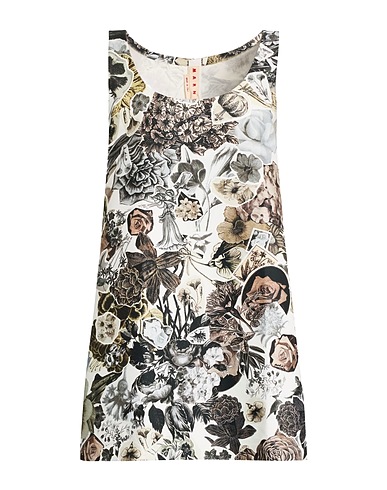 MARNI Short dress Charcoal 100% Cotton