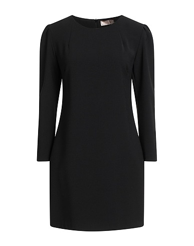 ALEXINGH Minivestido Negro 63% Poliéster, 32% Viscosa, 5% Elastán