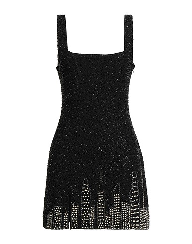 STAUD Short dress Black 80% Nylon, 20% Elastane