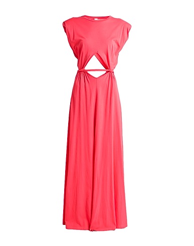 KOSTUMNº1 GENYAL! Long dress Coral 100% Cotton