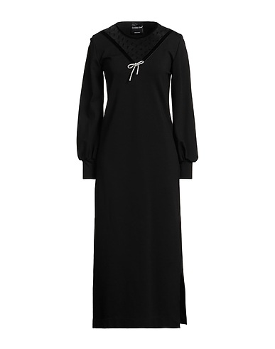 DANIELA DREI Elegant dress Black 95% Viscose, 5% Elastane