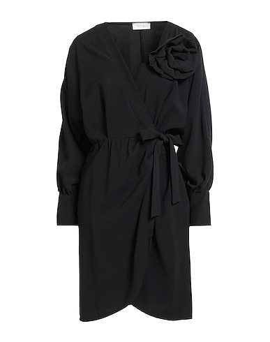 MOTEL Short dress Black 93% Viscose, 7% Polyester