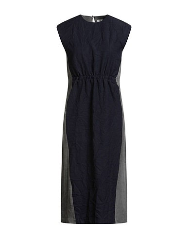 TELA Midi dress Midnight blue 66% Polyester, 28% Viscose, 6% Polyamide