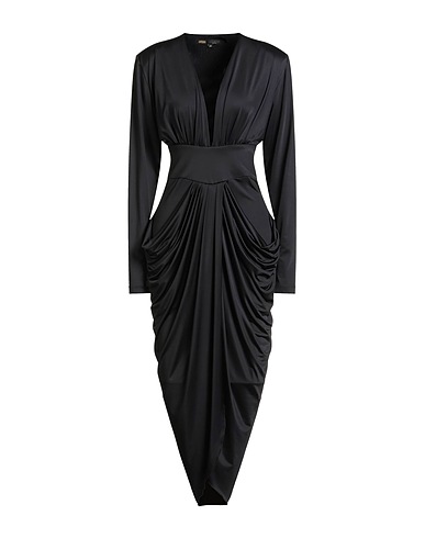 BABYLON Elegant dress COLLECTION Black 88% Polyamide, 12% Elastane