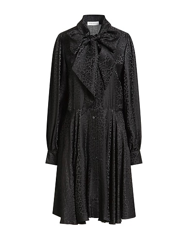 NINA RICCI Midi dress Black 60% Viscose, 40% Silk
