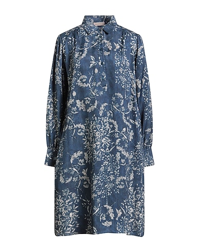 PUROTATTO Midi dress Navy 62% Lyocell, 38% Viscose