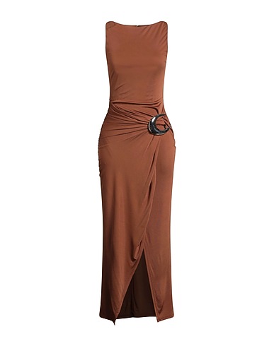 STAUD Elegant dress Brown 100% Viscose