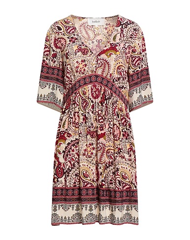 BA&SH Vestito corto Bordeaux 100% Viscosa