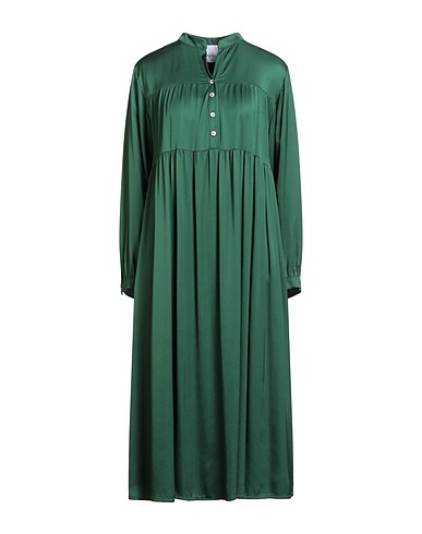 WU'SIDE Hemdkleid VERDE SCURO 100% Viskose