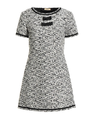 PHO Firenze Short dress White 60% Polyester, 20% Acrylic, 15% Wool, 5% Polyamide