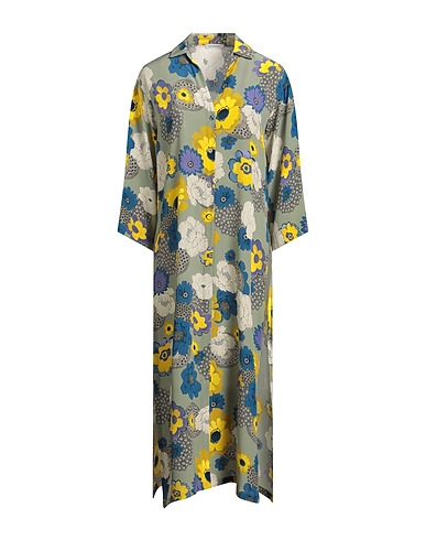 ROSSO35 Floral shirts & blouses Sage green 100% Silk