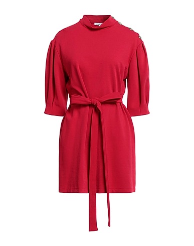 RAFFAELA D'ANGELO Short dress Red 60% Viscose, 40% Polyamide