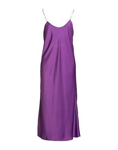BA&SH Midi dress Purple 100% Polyester