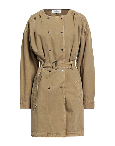 BA&SH Vestito chemisier Khaki 83% Cotone, 17% Lino