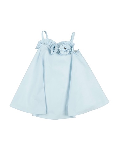 ELISABETTA FRANCHI Dress LA MIA BAMBINA Sky blue 100% Cotton