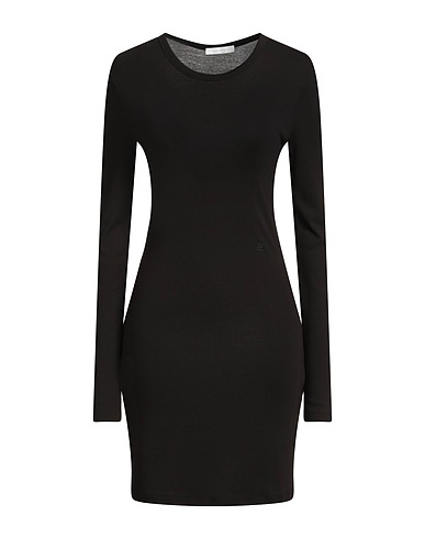 HELMUT LANG Sheath dress 50% Pima Cotton, 50% Modal