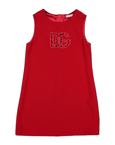 DOLCE&GABBANA Kleid Ziegelrot 96% Polyester, 4% Elastan