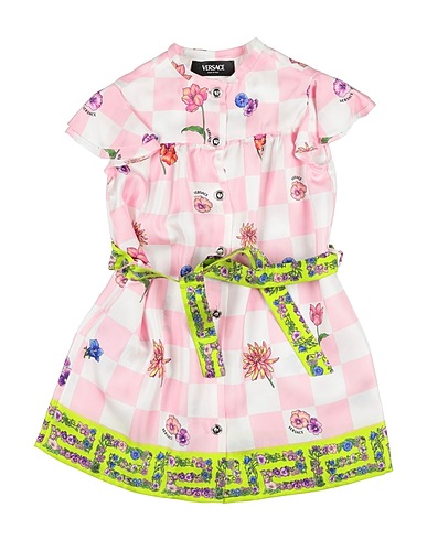 VERSACE YOUNG Vestito Rosa 100% Seta