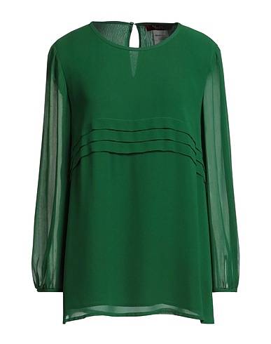 MAX MARA STUDIO Silk top Green 100% Silk