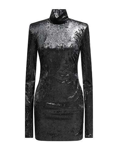 FACE TO FACE STYLE Sheath dress Silver 90% PES, 10% Elastane