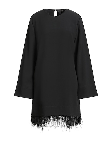 SEVENTY VENEZIA Elegant dress 94% Polyester, 6% Elastane, Ostrich feathers